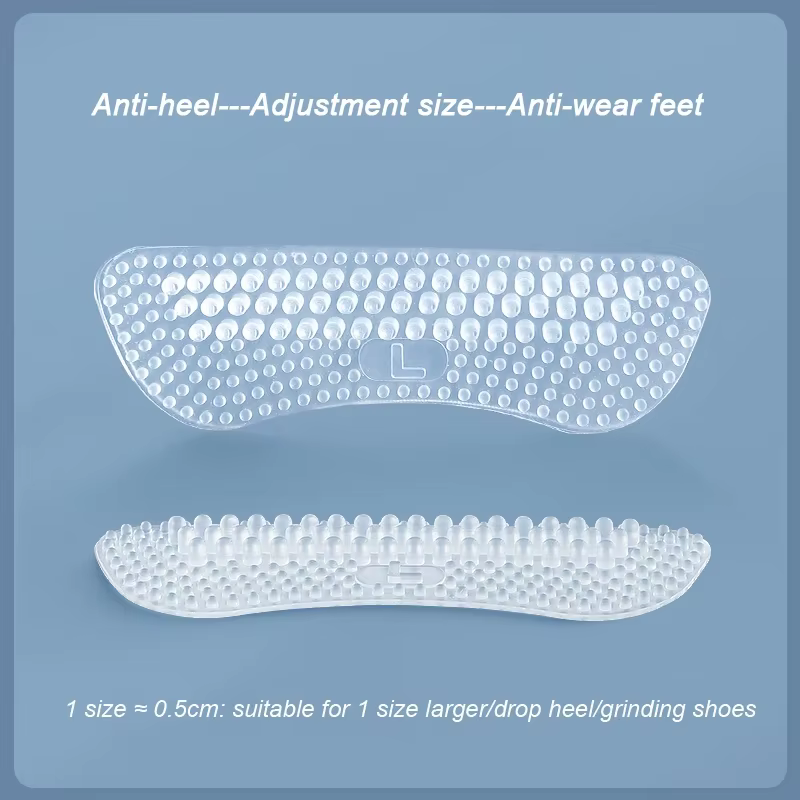Autocollants de talons en silicone coordonnants pour femmes et hommes, poignées de talons, coussins 