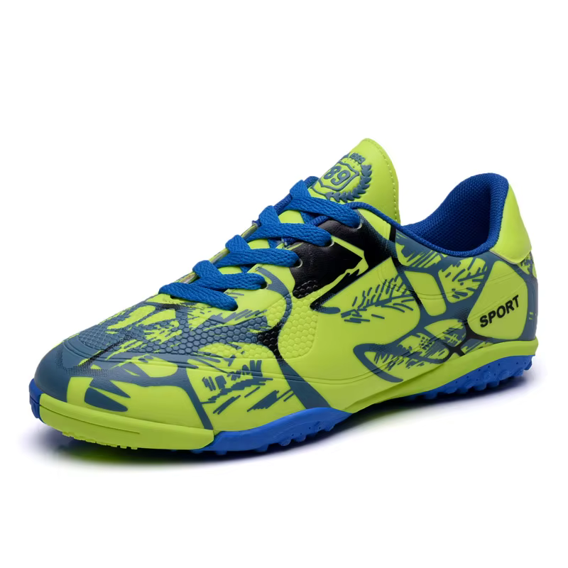 Chaussures de Football professionnelles pour enfants, bottes de Football FG à longues pointes, cramp