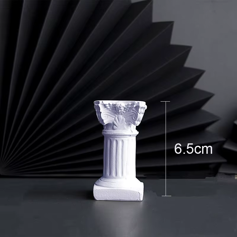 Colonnes Romaines Artificielles de Style Européen, Sculpture de 12.5cm pour Accessoires de Photograp
