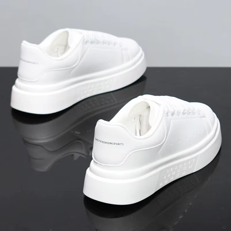 Fashion Men Skateboarding shoes Casual Sport Shoes Platform Sneakers Outdoor Breathable White Runnin