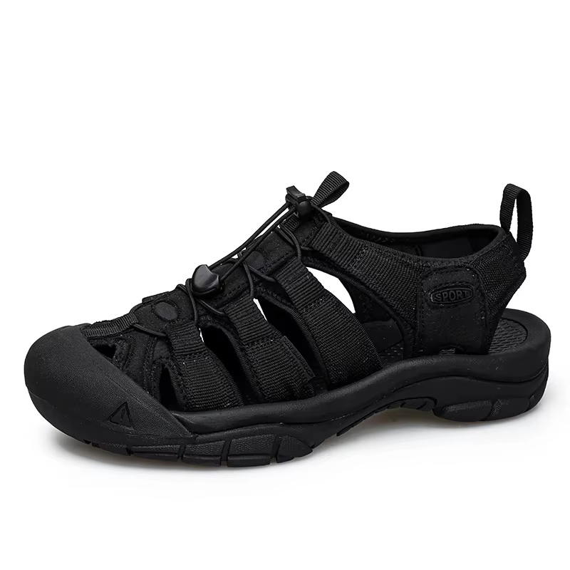 2025 Nouveaux hommes d'été sandales en cuir hommes chaussures décontractées respirant sandales d'ext