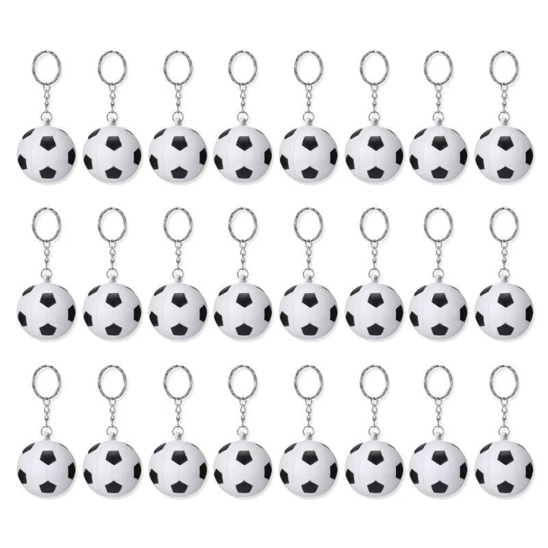31BB – porte-clés basket-ball, Collection 24 pièces, robuste, en éponge PU, porte-clés sportif, pend