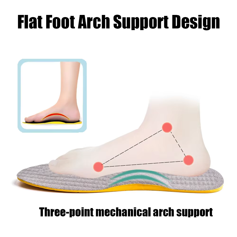 Semelles Orth4WD pour Pieds Plats, O/X-Leg, Support de Voûte Plantaire, pour Fasciite Plantaire, Cou