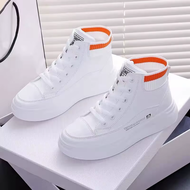 Chunky Botiendra es Chaussures de sport courtes pour femmes, Bottes de rinçage à plate-forme, Chauss