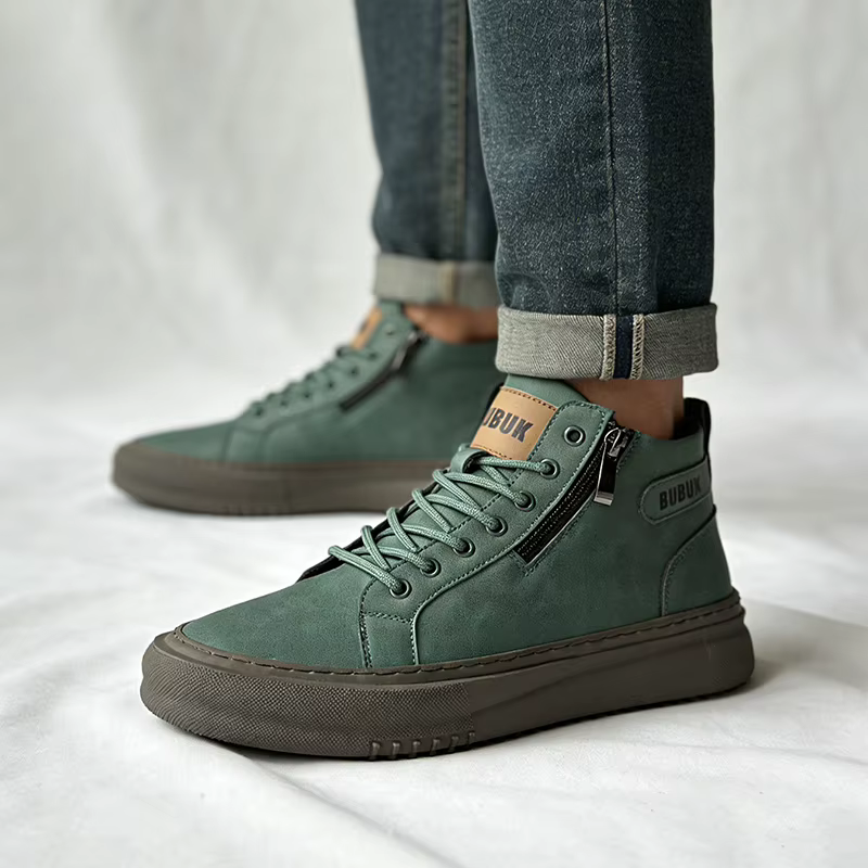 Bubuk chaussures pour hommes nouvelles chaussures décontractées pour hommes à la mode polyvalentes à