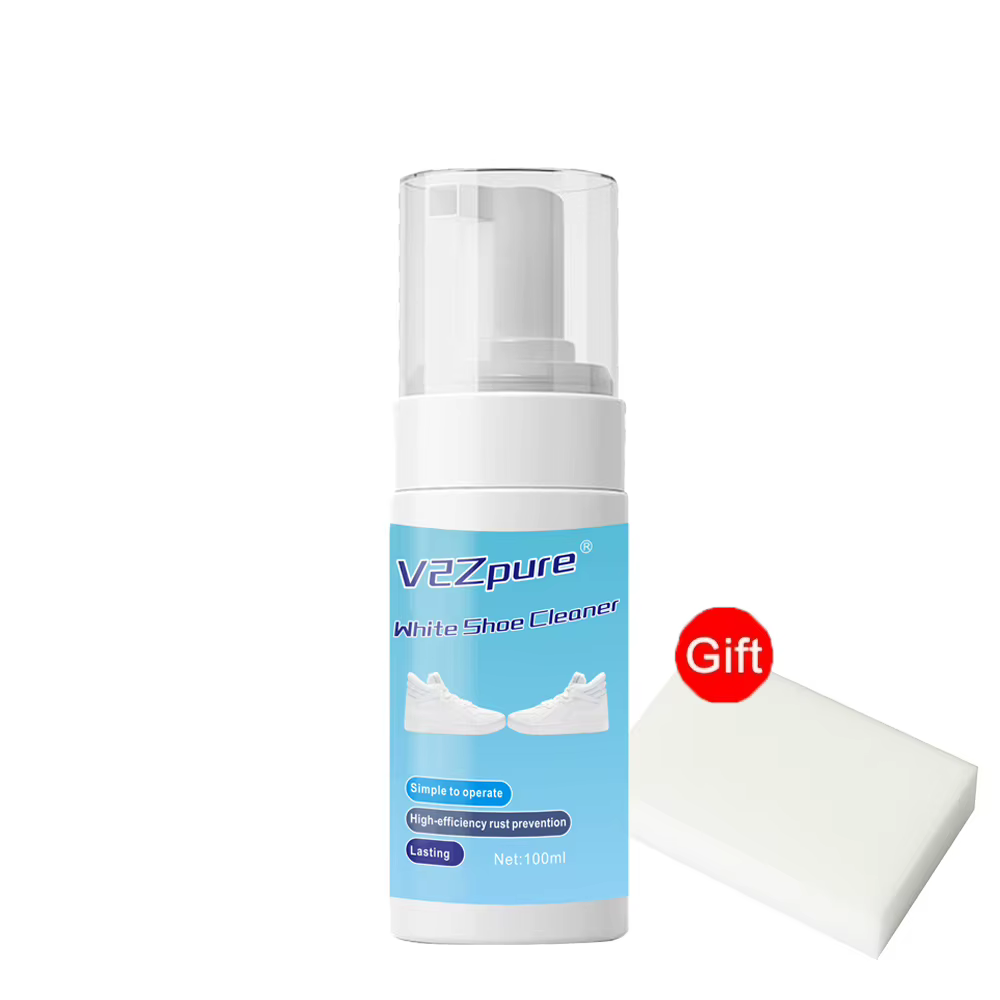 Nettoyant pour chaussures blanches, mousse blanchissante, détachant rapide pour canapé, cuir, chauss