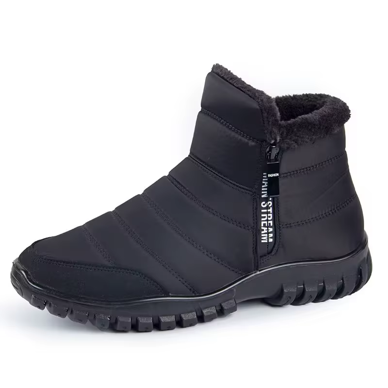 Chaussures pour hommes, chaussures de sport pour hommes, bottines de neige à fermeture éclair d'hive