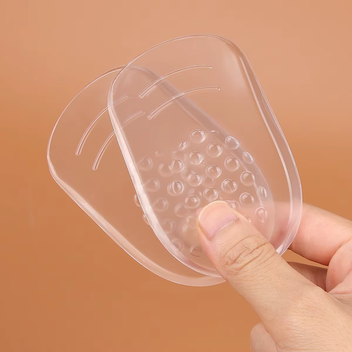 Couvre-talons en gel de silicone – Inserts de chaussures pour douleurs plantaires, douleurs au talon