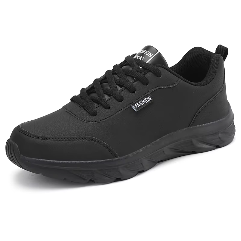 YRZL hommes chaussures de course baskets en cuir imperméables chaussures de Sport en plein air homme