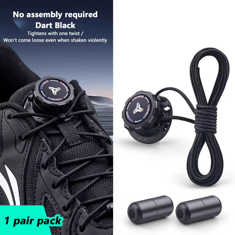 1 paire de lacets de chaussures de sport, boucle pivotante sans lacets pour hommes et femmes, chauss