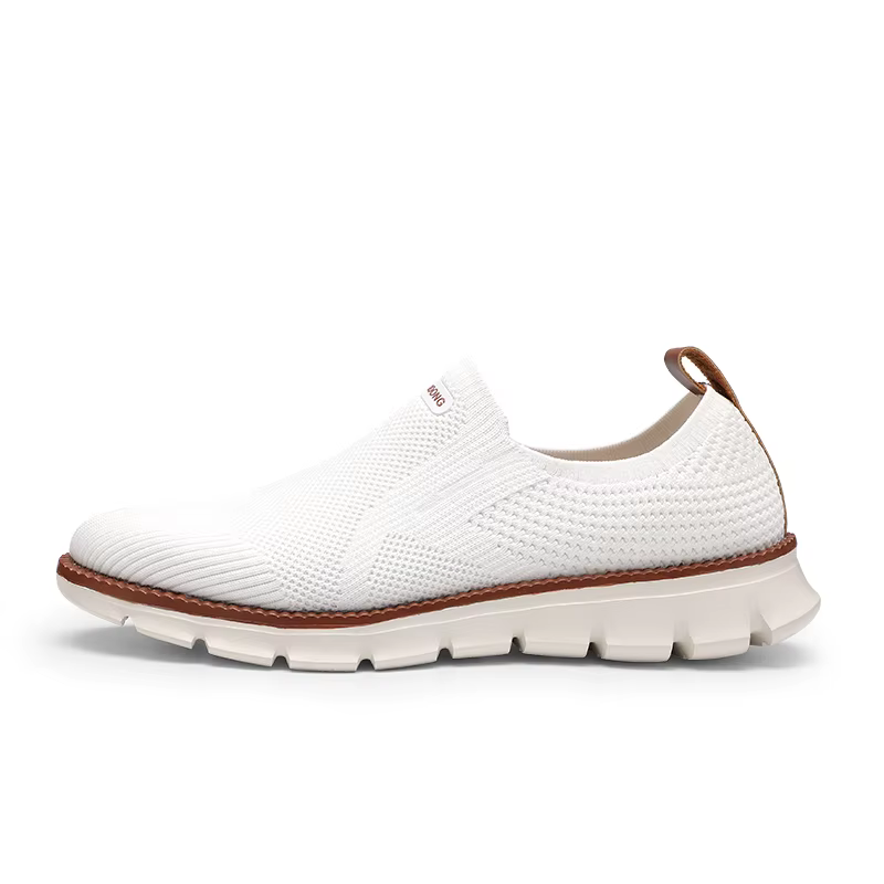 Grandes chaussures baskets en maille à enfiler mocassins chaussures décontractées sans cuir léger re