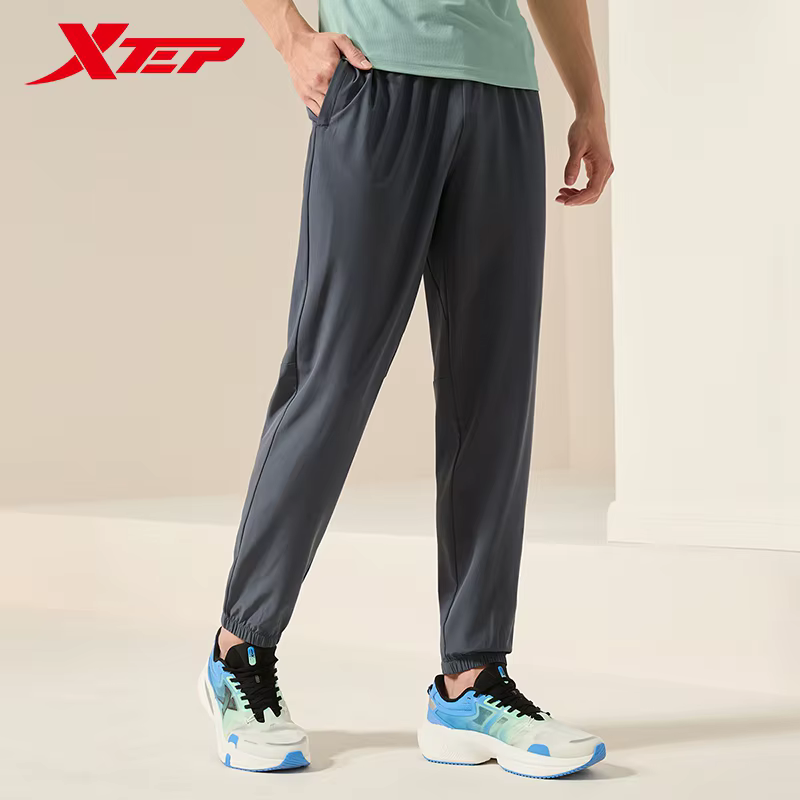 Xtep tissé pantalons de survêtement pour hommes été Normcore hommes pantalons de survêtement trajet 