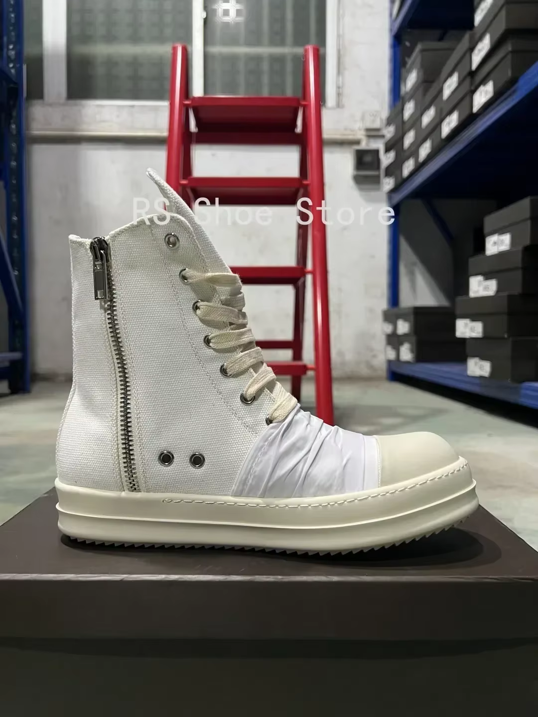 Ro marque Ro hommes chaussure femmes Sneaker blanc toile chaussures haut espadrilles décontractées f