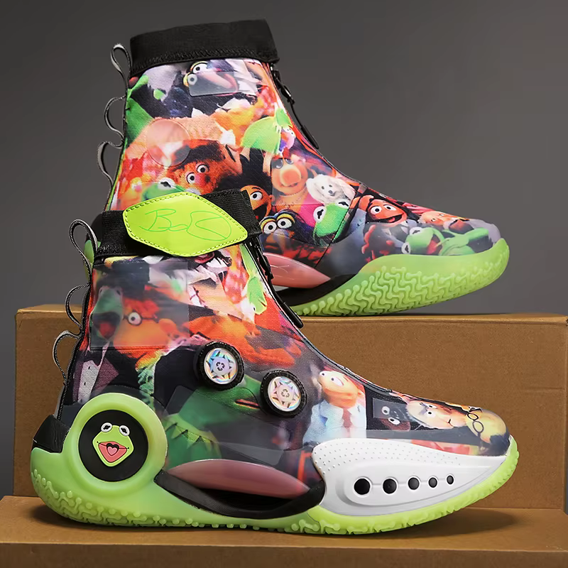 Chaussures de basket-ball respirantes coordonnantes pour hommes et femmes, chaussures de course port