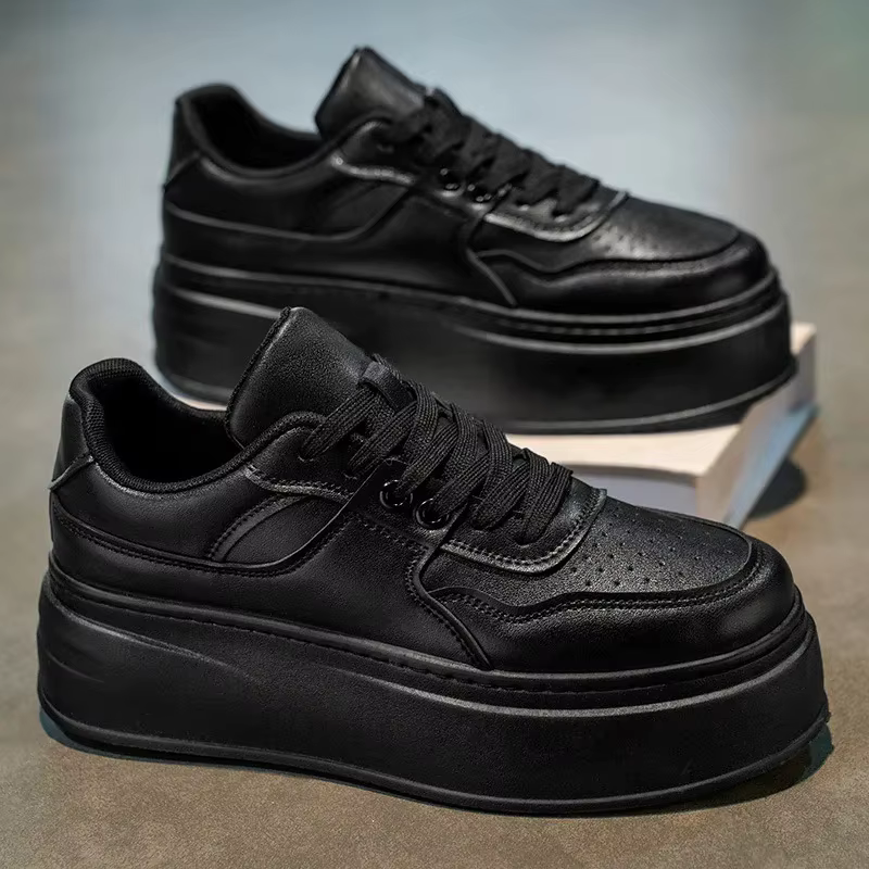 Chaussures de papa tendance, confortables, légères, en cuir souple, chaussures de course, style déco