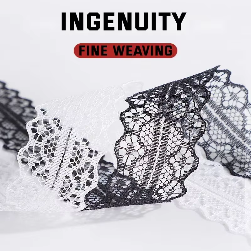InjLace-Lacets Plats pour Chaussures Décontractées, Corde Blanche et Noire, Accessoires, Largeur 2.9