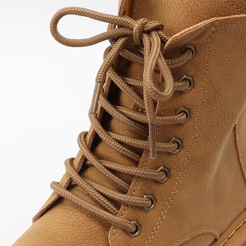 Lacets ronds classiques en Polyester Durable pour baskets, lacets de bottes solides pour chaussures