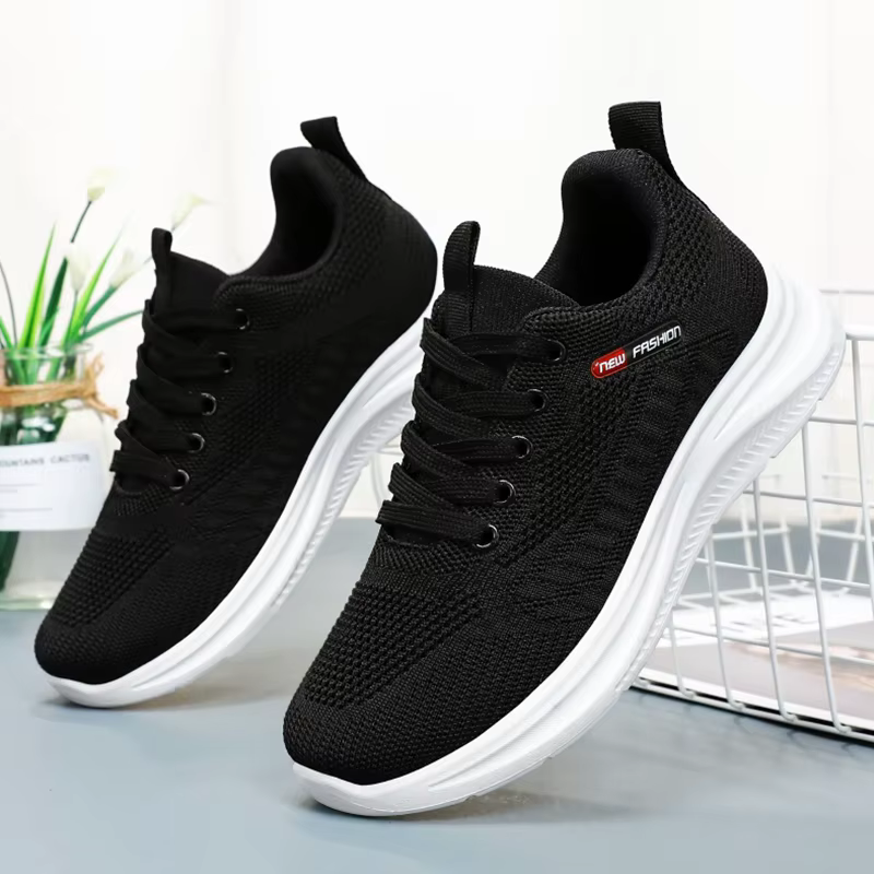 Chaussures de marche décontractées pour femmes, baskets de course respirantes en maille tendance pou