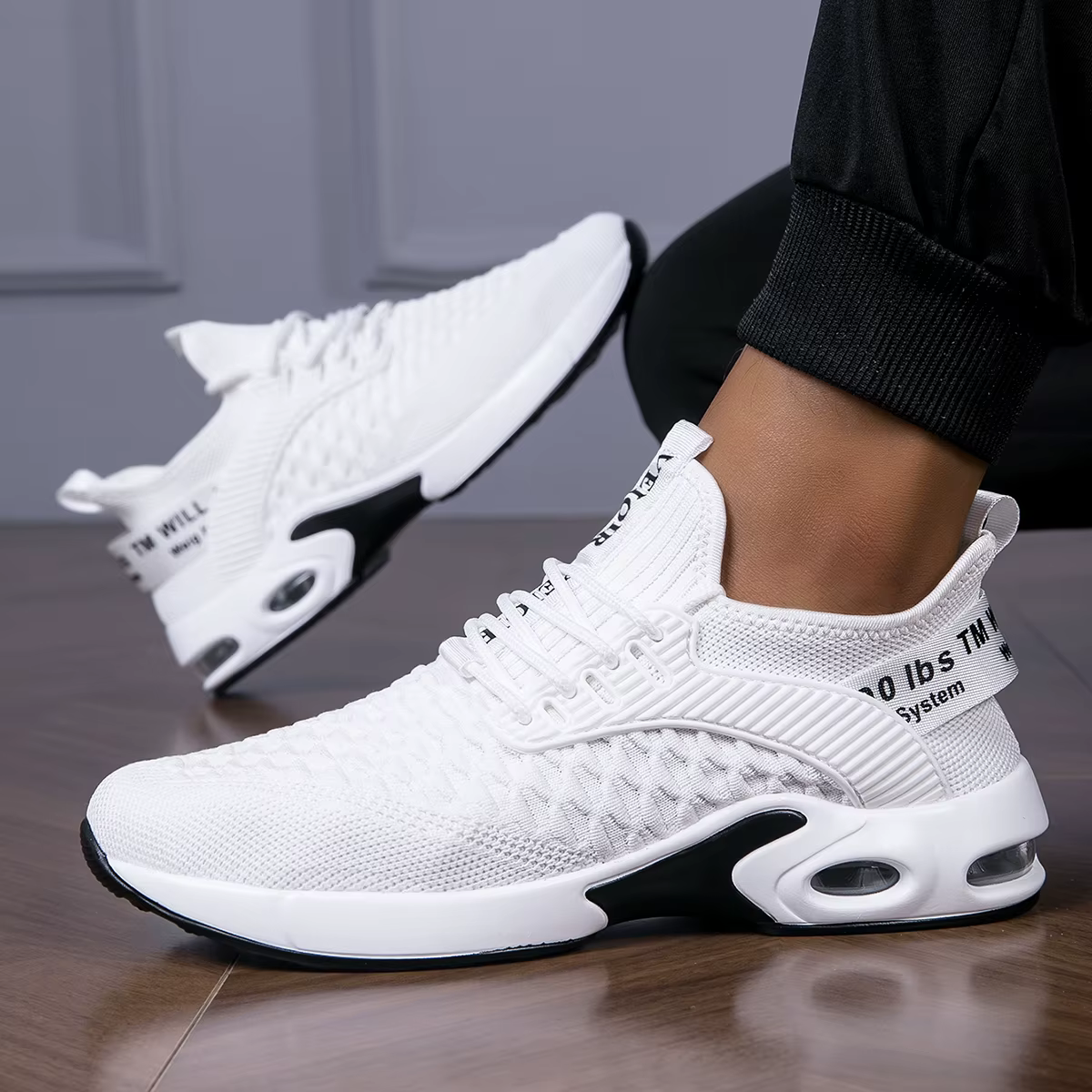 Nouvelles baskets pour hommes, semelle épaisse, chaussures décontractées confortables, légères, resp