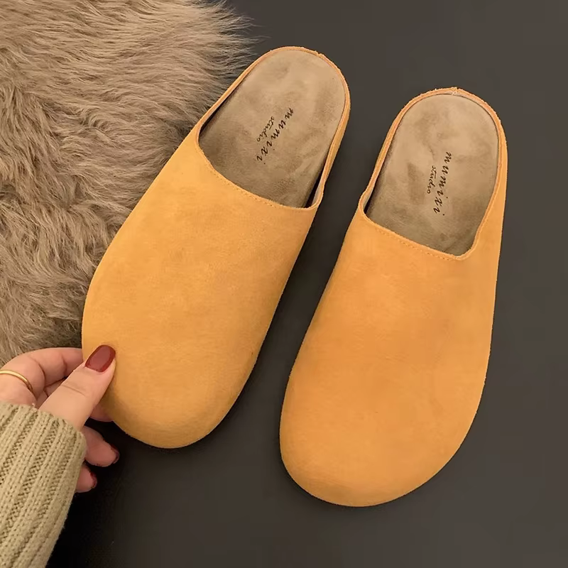 Crestar mode pantoufles plates pour femmes 2025 nouveau extérieur confortable doux plat Mules dame r
