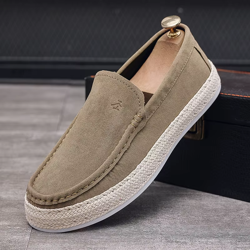 Chaussures décontractées pour Hommes mode hommes mocassins en daim nouveau confortable doux mâle con