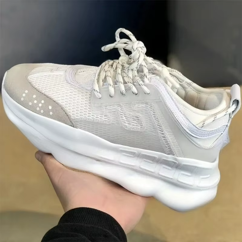 Baskets Chunky Imprimées Homme Femme, Baskets de créateur à motif clé, Chaussures décontractées à pl