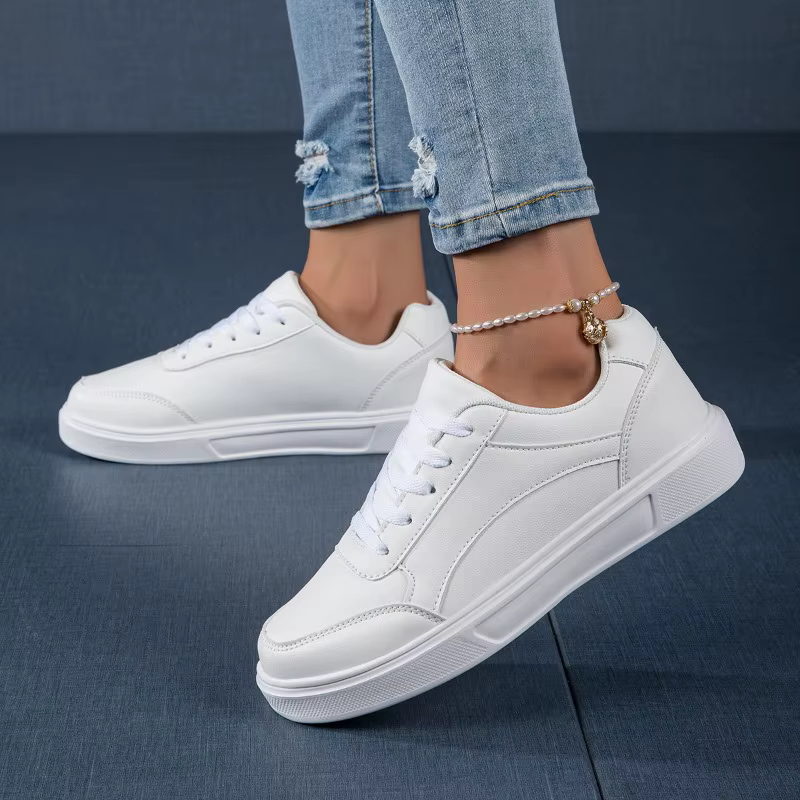 YRZL chaussures pour femmes imperméable blanc Sneaker antidérapant résistant à l'usure dames chaussu