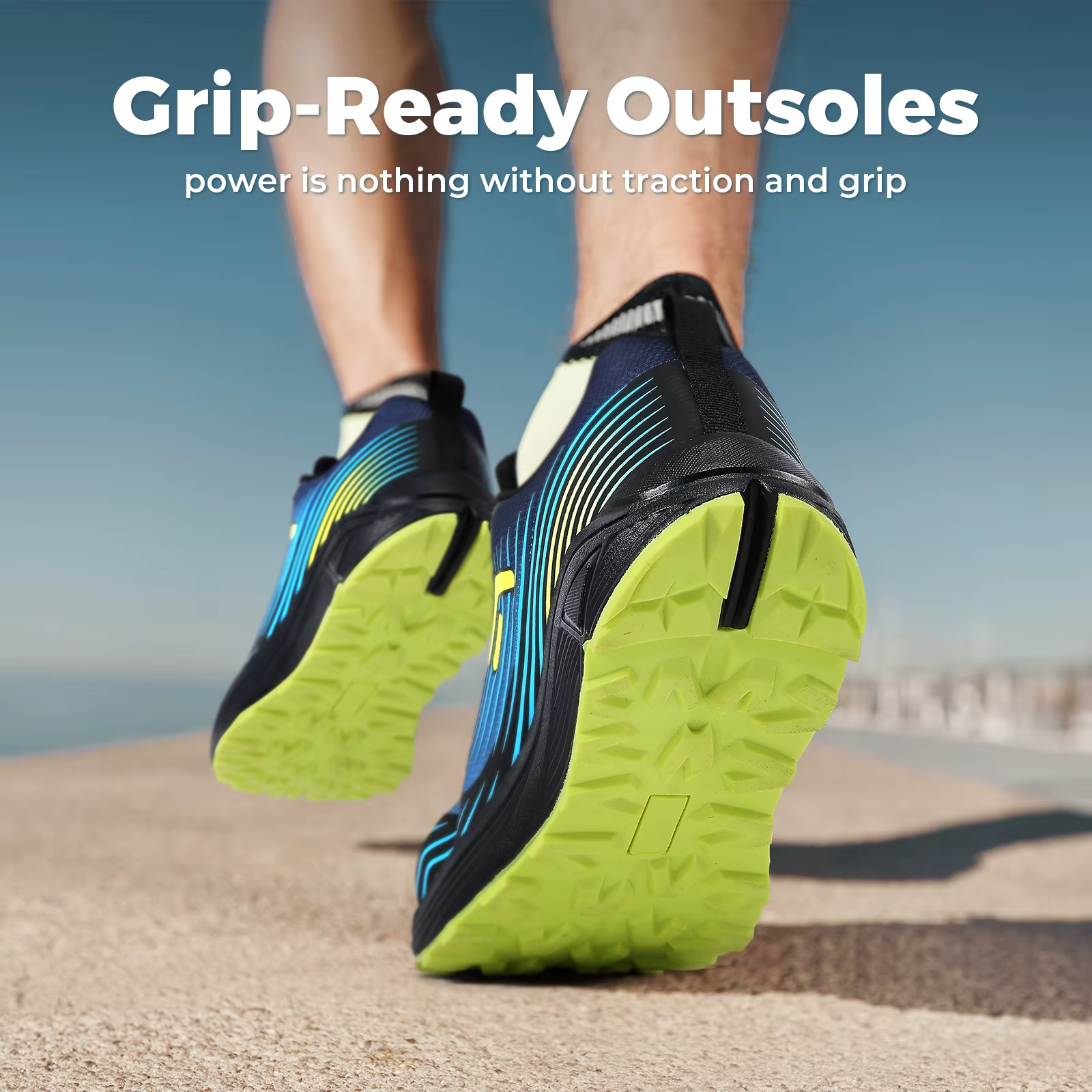 Fitville Trail – chaussures de sport respirantes et larges pour hommes, baskets de course à pied ave