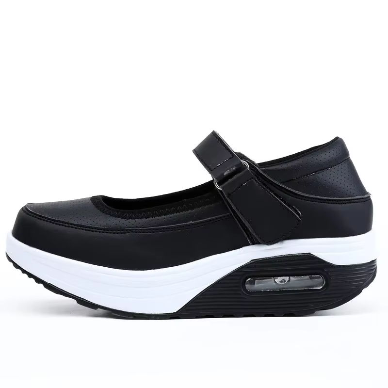 Femmes mode baskets vulcanisées plate-forme couleur unie dames chaussures décontracté respirant comp
