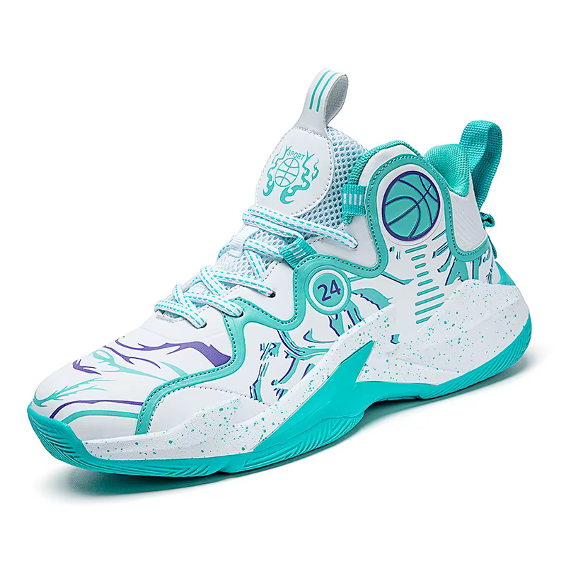 Chaussures de basket-ball montantes professionnelles pour hommes et femmes, baume amorti, baskets lé