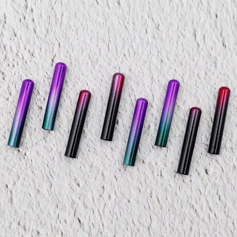Lot de 4 embouts en métal peints sans soudure, 3.8x22mm, tête de balle de remplacement, aglets de Lu