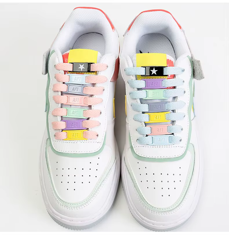 Pour Air Force One lacet boucle métal lacets AF1 chaussures accessoires métal dentelle serrure Sneak