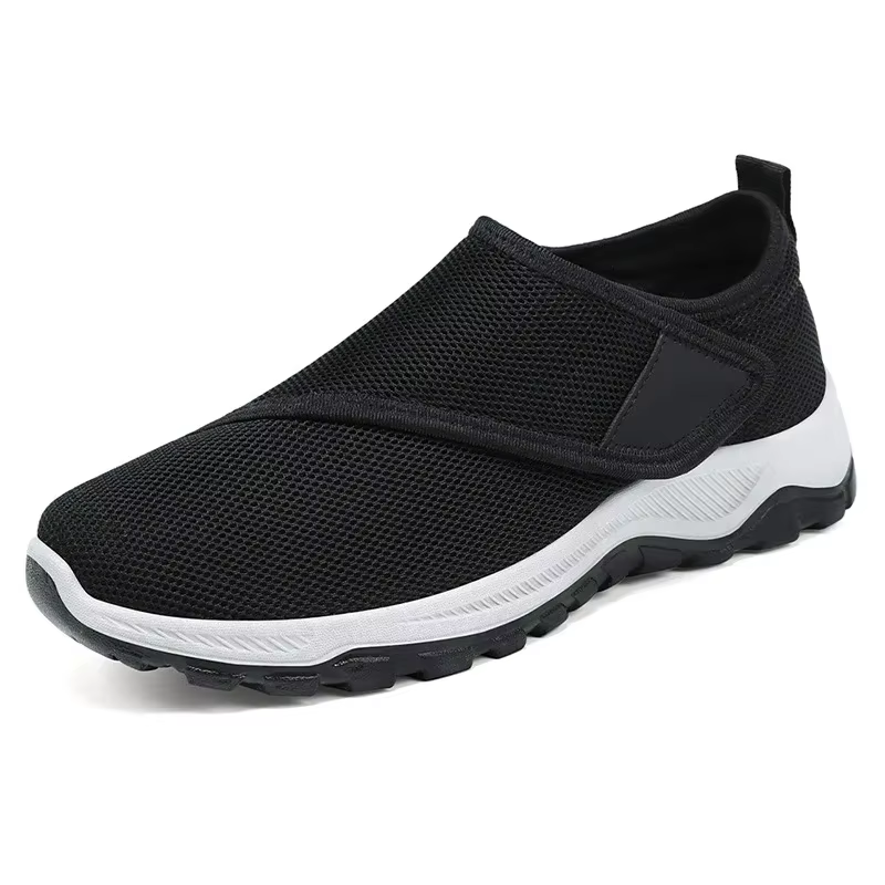 Baskets décontractées pour hommes, chaussures souples et confortables pour diabétiques, pieds larges