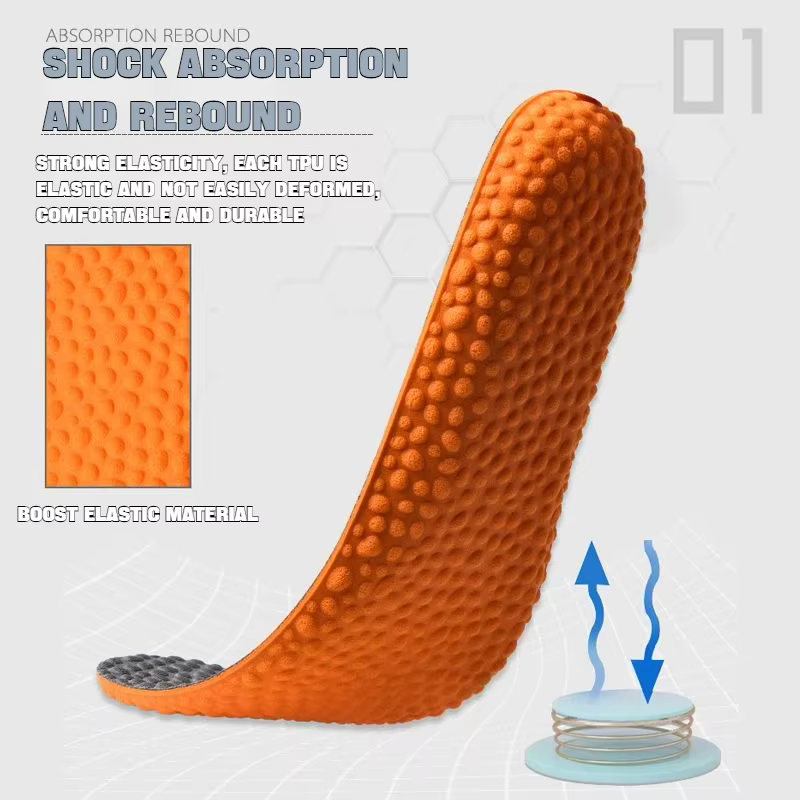 Semelle intérieure en mousse à mémoire de forme pour chaussures décontractées, offre une excellente