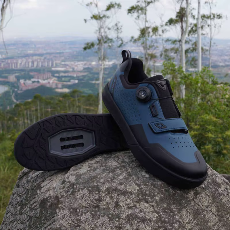 AVITUS – chaussures de vtt pour hommes, avec crampons SPD à 2 boulons, semelle en caoutchouc pour de
