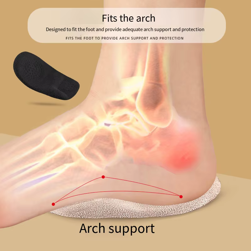 1 paire de semelles orthopédiques en GEL pour les pieds, fasciite plantaire, semelle en silicone sou