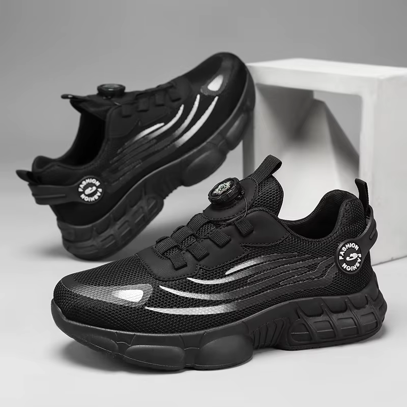 Chaussures de sport décontractées à lacets pour hommes, idéales pour les entraînements en plein air,