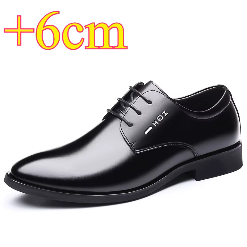 Nouvelles chaussures en cuir pour hommes, chaussures de travail à semelles souples, chaussures forme