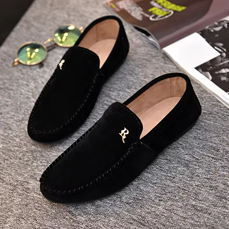 Baskets légères coordonnantes pour hommes, chaussures de conduite décontractées, chaussures de créat