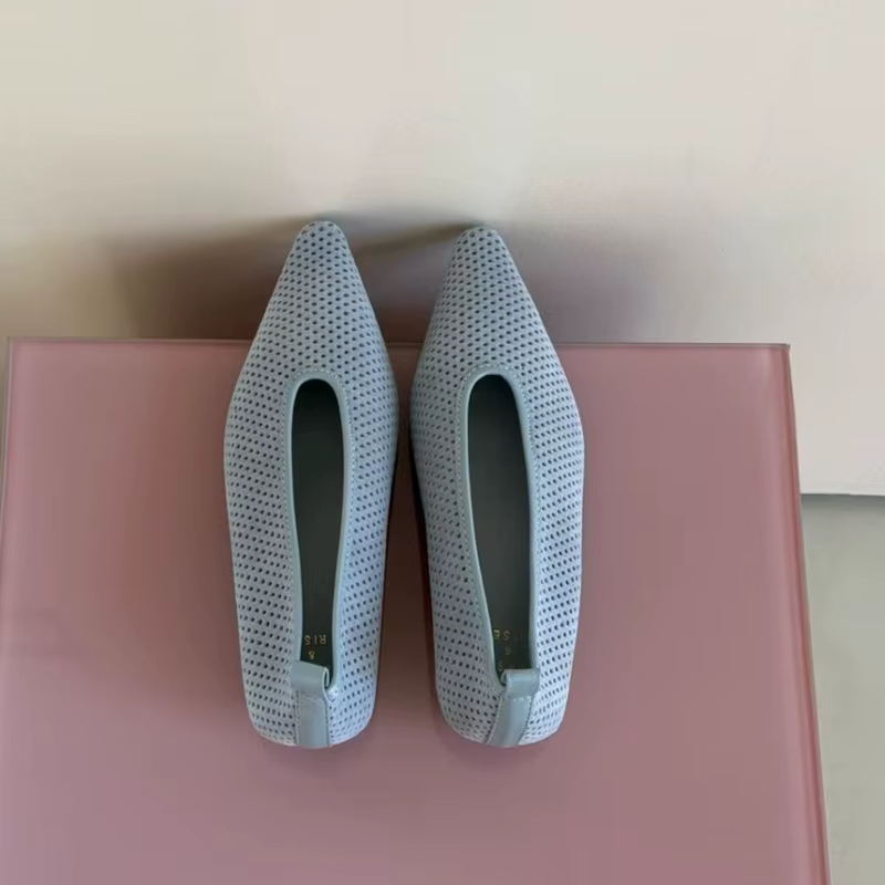SUOJIALUN Nouvelle Collection Printemps 2026 Chaussures Bateau Femme Tendance à Bout Pointu, Chaussu