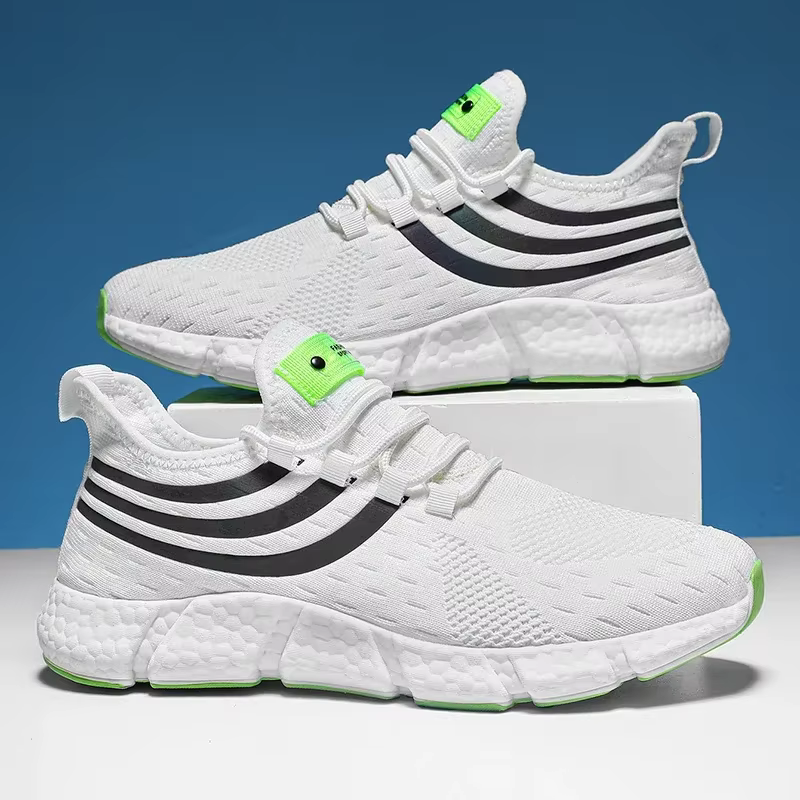 Baskets pour hommes chaussures à plate-forme respirantes confortables chaussures de course pour homm