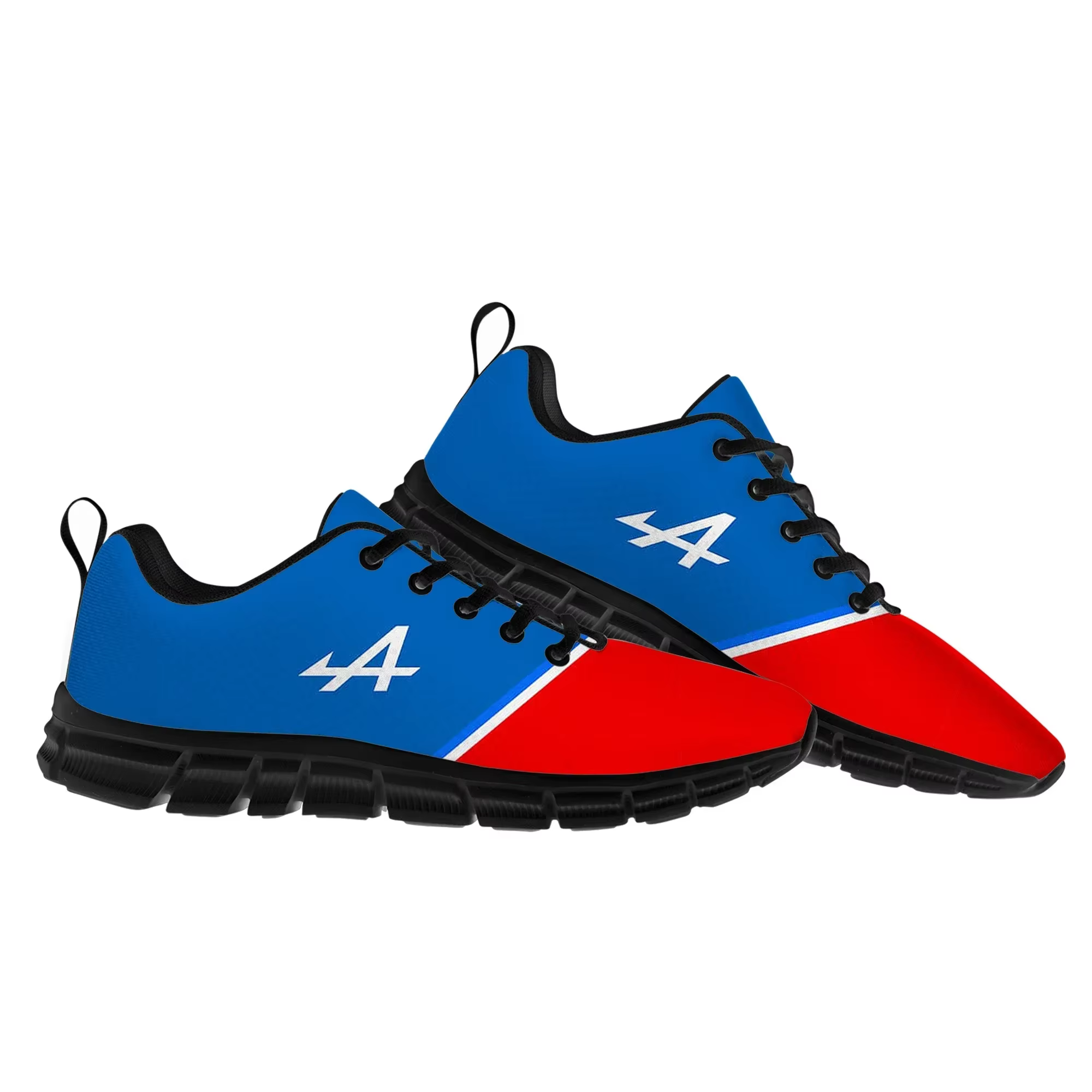 Baskets confortables unisexes avec logo Alpine F1 Team, chaussures de course respirantes à lacets, c