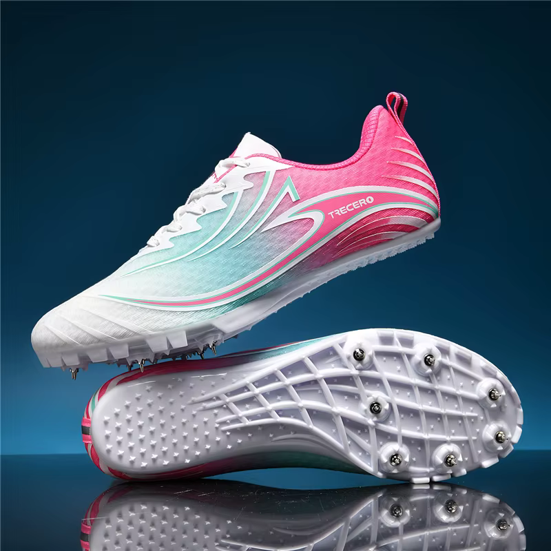 Chaussures d'athlétisme pour hommes et femmes, chaussures d'entraînement à pointes, baskets de cours