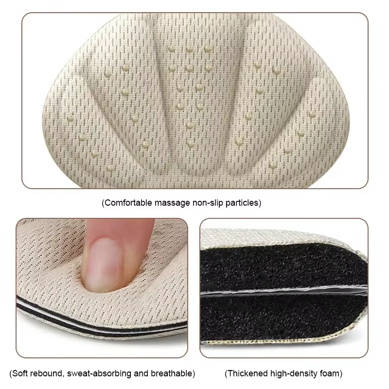 Autocollants de protection de talon en forme de T, coussinets de pieds pour baskets, coussinets de c