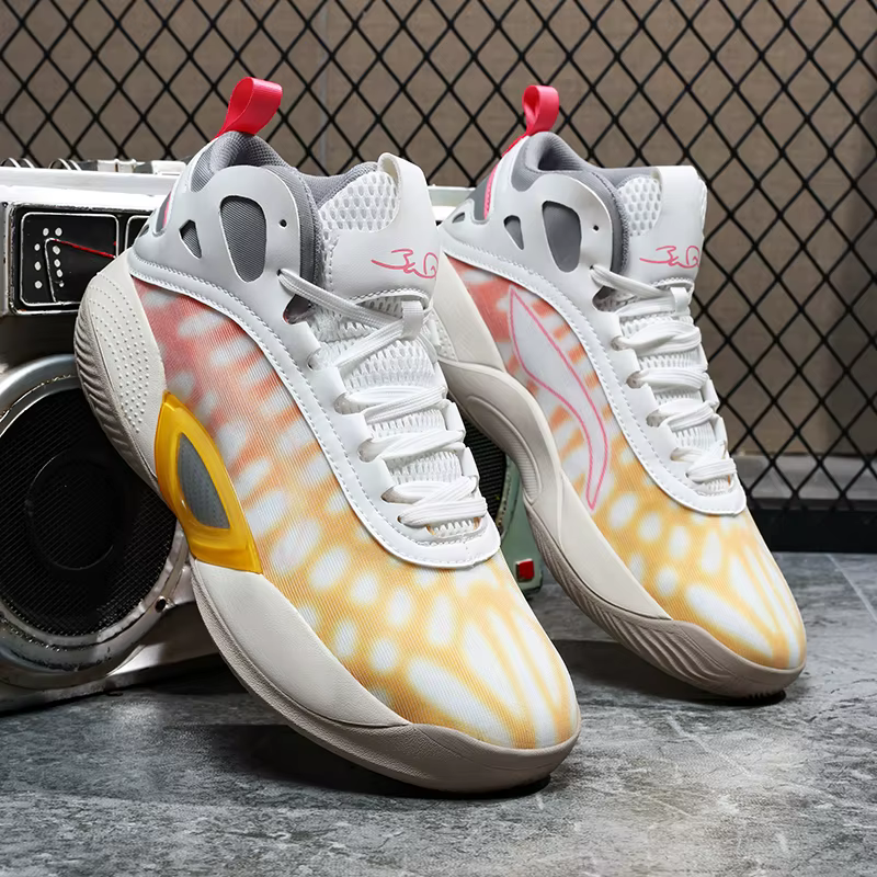 Baskets de basket-ball athlétiques pour hommes – Chaussures de course respirantes et antidérapantes 