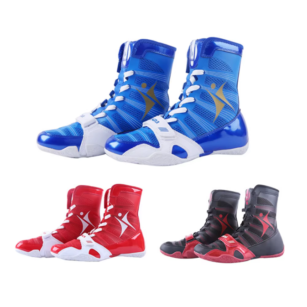 KANGRbiomome-Bottes de boxe professionnelles pour hommes et femmes, baskets de lutte, chaussures de 