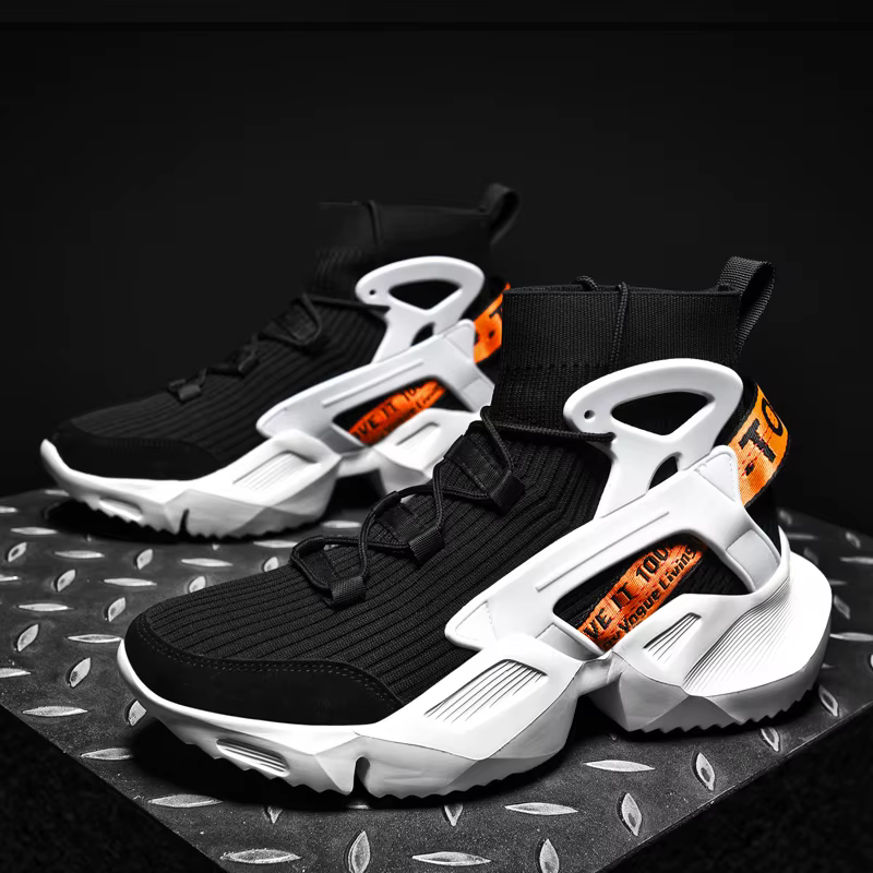 Baskets légères respirantes à semelle épaisse pour homme, chaussures de sport, de marche, décontract