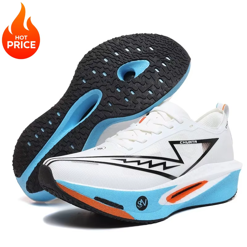Chaussures de course 2026 avec plaque carbone, spécialité marathon, pour hommes et femmes, respirant