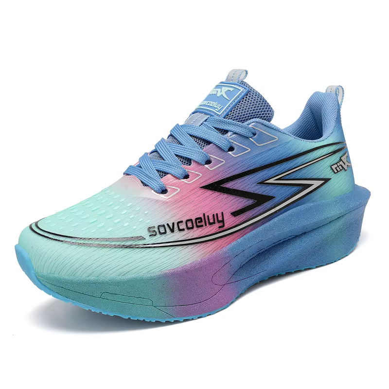 Chaussures de course Marathon pour hommes, baskets tendance, spécialité marche, plaque carbone, spor