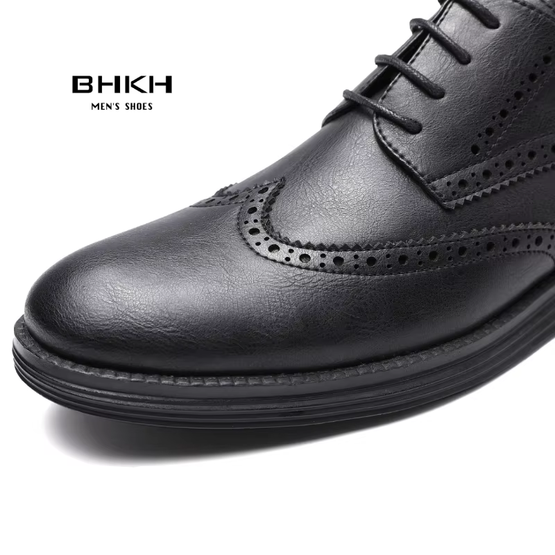 BHKH 2025 chaussures habillées en cuir véritable confortables hommes chaussures décontractées intell